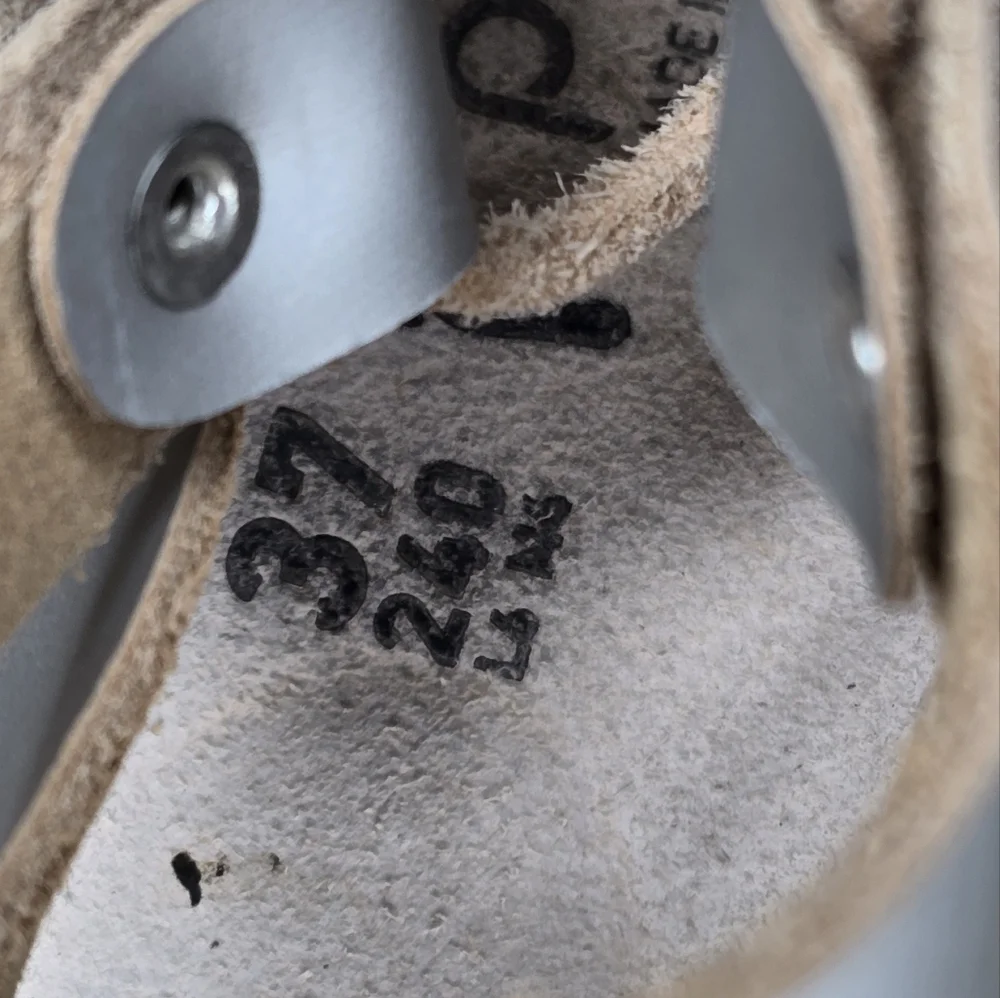 Birkenstock Papillio‎ Womens Cleo Gladiator Leather Sandals Silver 37 L6 M4